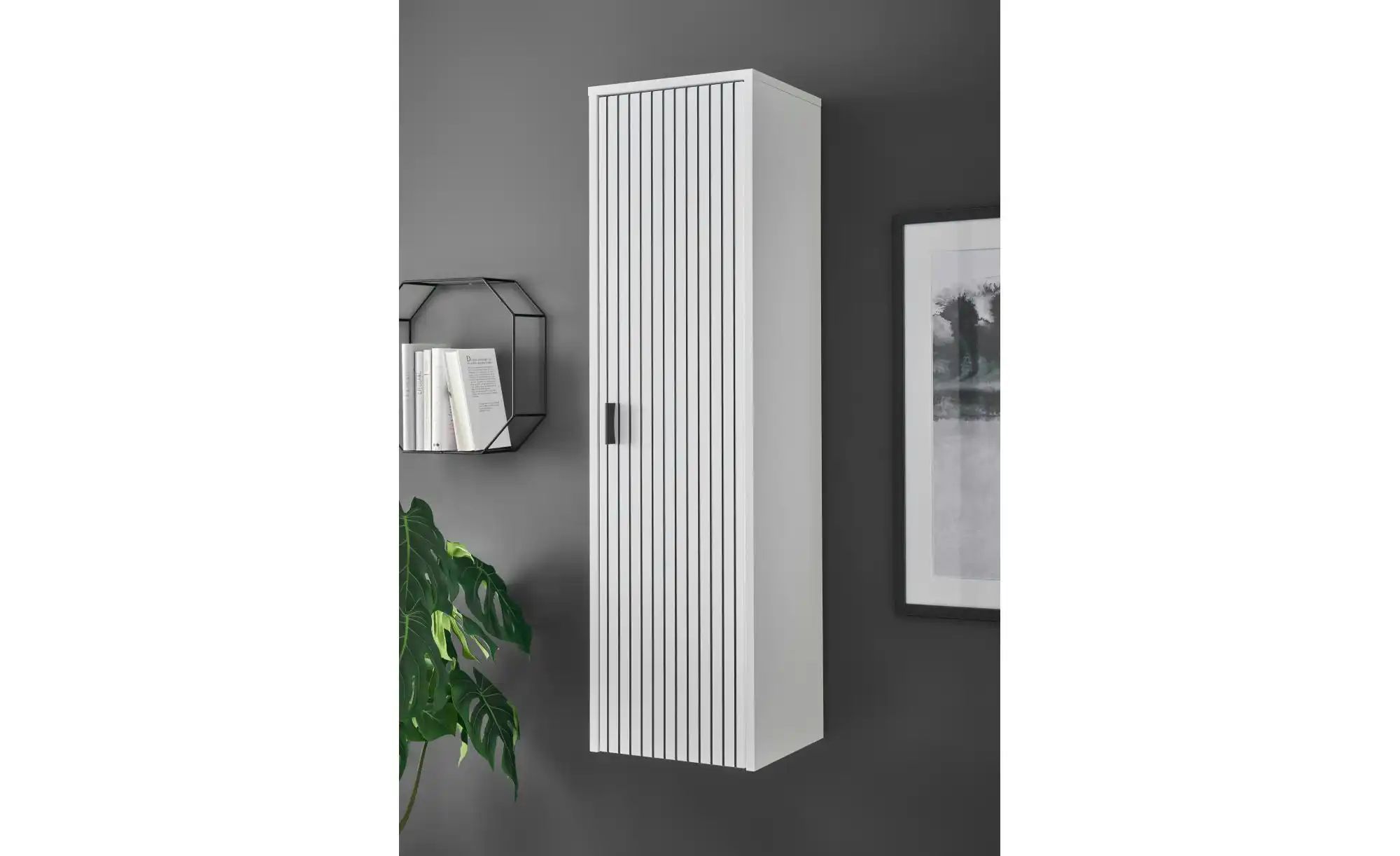 Bild von INOSIGN Hängeschrank »Hudson«, in moderner Trendfarbe, Griffe aus Metall (Schwarz), Höhe 120 cm
