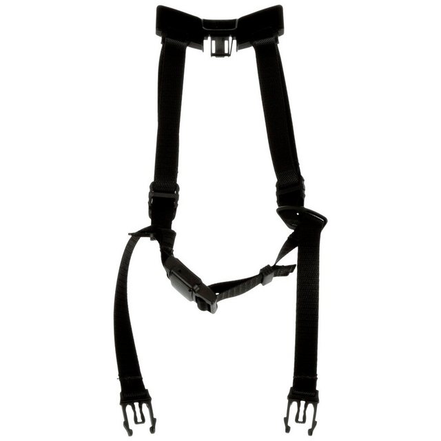 Bild von 3M X5-P4PTCS1 Premium-4-Punkt-Kinnriemen mit Magnetverschluss für SecureFit Schutzhelme, Schwarz