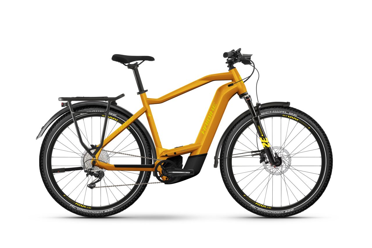 Bild von Haibike Trekking 8 27.5' ' Pedelec E-Bike Trekking Fahrrad orange 2024 54 cm / L | E-Bikes