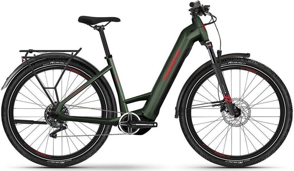 Bild von Haibike Trekking 5 Low 27.5' ' Unisex Pedelec E-Bike Trekking Fahrrad grün 2024 38 (S) | E-Bikes
