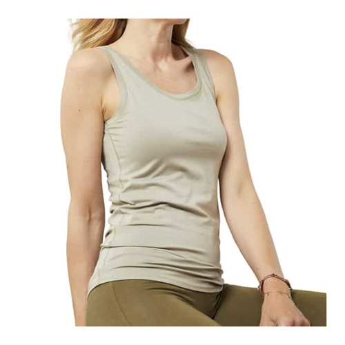 Bild von Mandala Luxe Tank Damen (Beige XL) – Hochwertige Fitnessbekleidung für Aktive