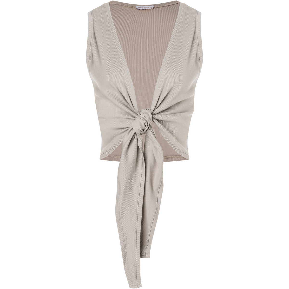 Bild von Mandala Wrap Top Damen (Beige S) Tanktops