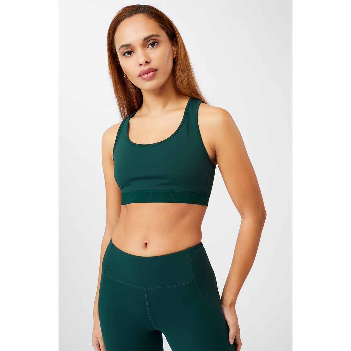 Bild von Mandala Sport Bra Damen (Dunkelgrün XL) Sport-BHs