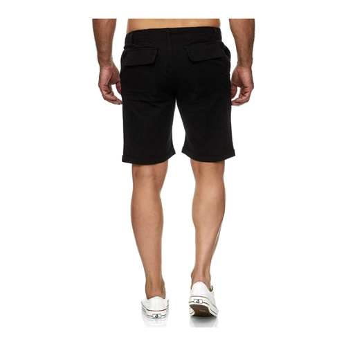 Bild von Reslad Leinenhose Kurze Hose Herren - Bequeme Sommer-Shorts im Leinen-Look
