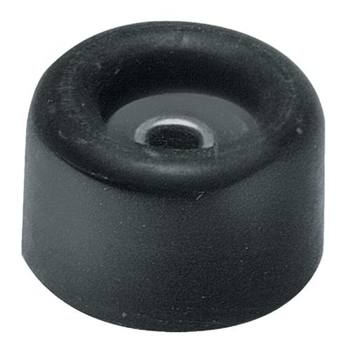 Bild von Prestien & Knüppel, Türstopper, Türpuffer Ø 30 mm Höhe 18 mm Gummi schwarz Dübelmontage (100 Stück)