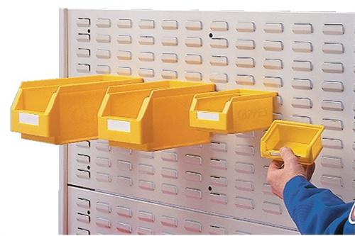 Bild von Rasterplan, Werkzeugwand, Schlitzplatte B1000xL450mm lichtgrau, RAL 7035 Breitformat