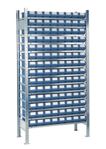 Bild von Quality, Kellerregal, Steckregal H2000xB1000xT300mm Grundregal 14 Stahlböden 112 x 1