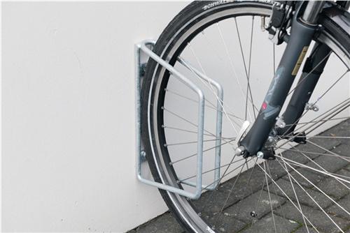 Bild von WSM Fahrradklemmbügel, Anzahl Radstände 1, 90 ° verzinkt, für Wandbefestigung