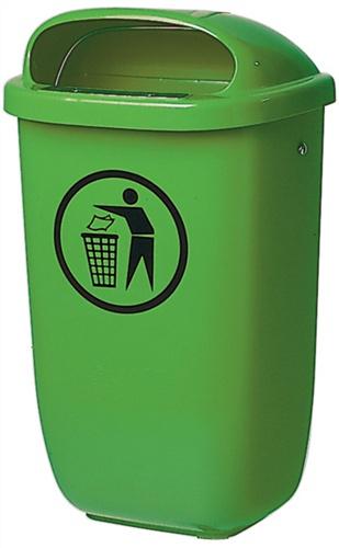 Bild von SULO Mülleimer SULO 1053902 Abfallbehälter H650xB395xT250mm 50 l grün