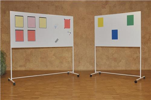Bild von Whiteboard B1500xH1000mm, fahrbar beids.magnethaftend