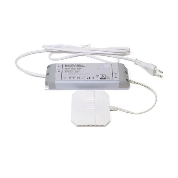 Bild von L&S, Steckdosenleiste, LED-Konverter 230 V 24 V 75 W 12-fach Verteiler (12 x, 2 m)