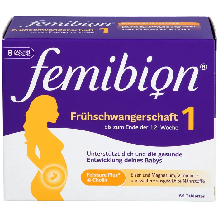 Bild von P&G Femibion 1 Frühschwangerschaft Tabletten (56 Stk.)