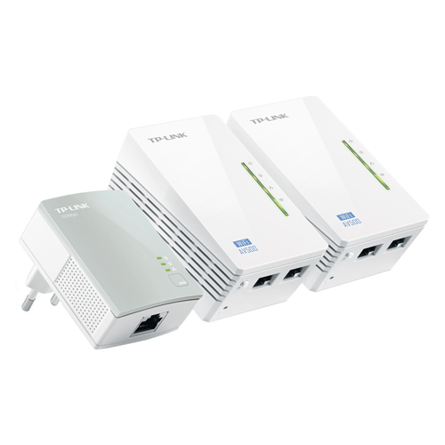 Bild von TP-Link WiFi N Powerline AV500 Extender Network Kit (TL-WPA4220TKIT)