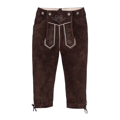 Bild von Kinder Trachtenlederhose dunkelbraun