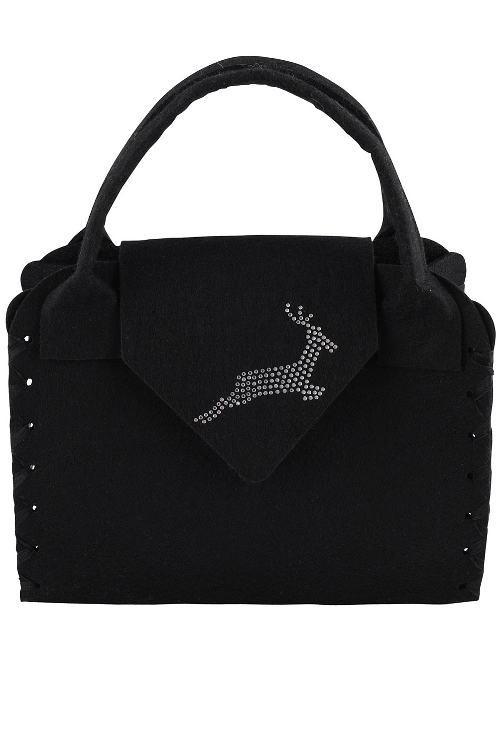 Bild von Dirndltasche Tegernsee schwarz Hirsch
