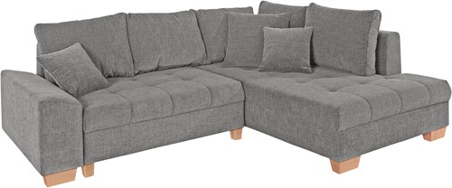 Bild von INOSIGN Ecksofa »Nikita L-Form«, wahlweise mit Kaltschaum (140kg Belastung/Sitz), AquaClean-Stoff