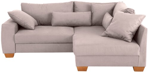 Bild von Home affaire Ecksofa »Helena II DuraSpring«, mit Taschenfederkern, bis 140 kg belastbar, wahlweise mit Bett