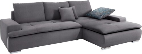 Bild von INOSIGN Ecksofa "Haiti L-Form", wahlweise mit Kaltschaum (140kg Belastung/Sitz), Bettfunktion