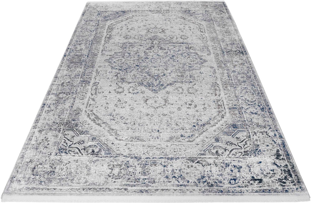Bild von Wecon home Teppich "SoHo Touch", rechteckig, 7 mm Höhe, Hoch-Tief-Struktur, Wohnzimmer