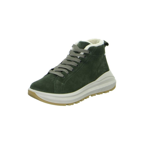 Bild von Ara Massa - Damen Schuhe Stiefelette Schnürer Rauleder in Grün