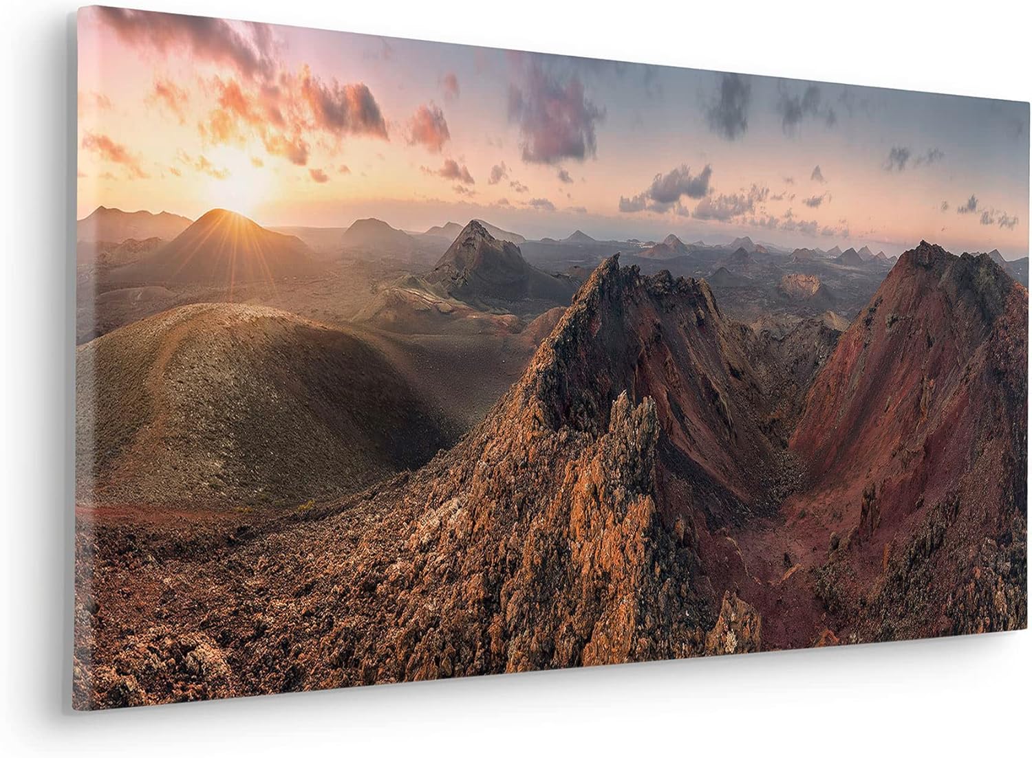 Bild von Komar Keilrahmenbild im Echtholzrahmen - Primeval Days - Größe 90 x 40 cm - Bild, Leinwandbild, Landschaftsmotiv, Wohnzimmer, Schlafzimmer