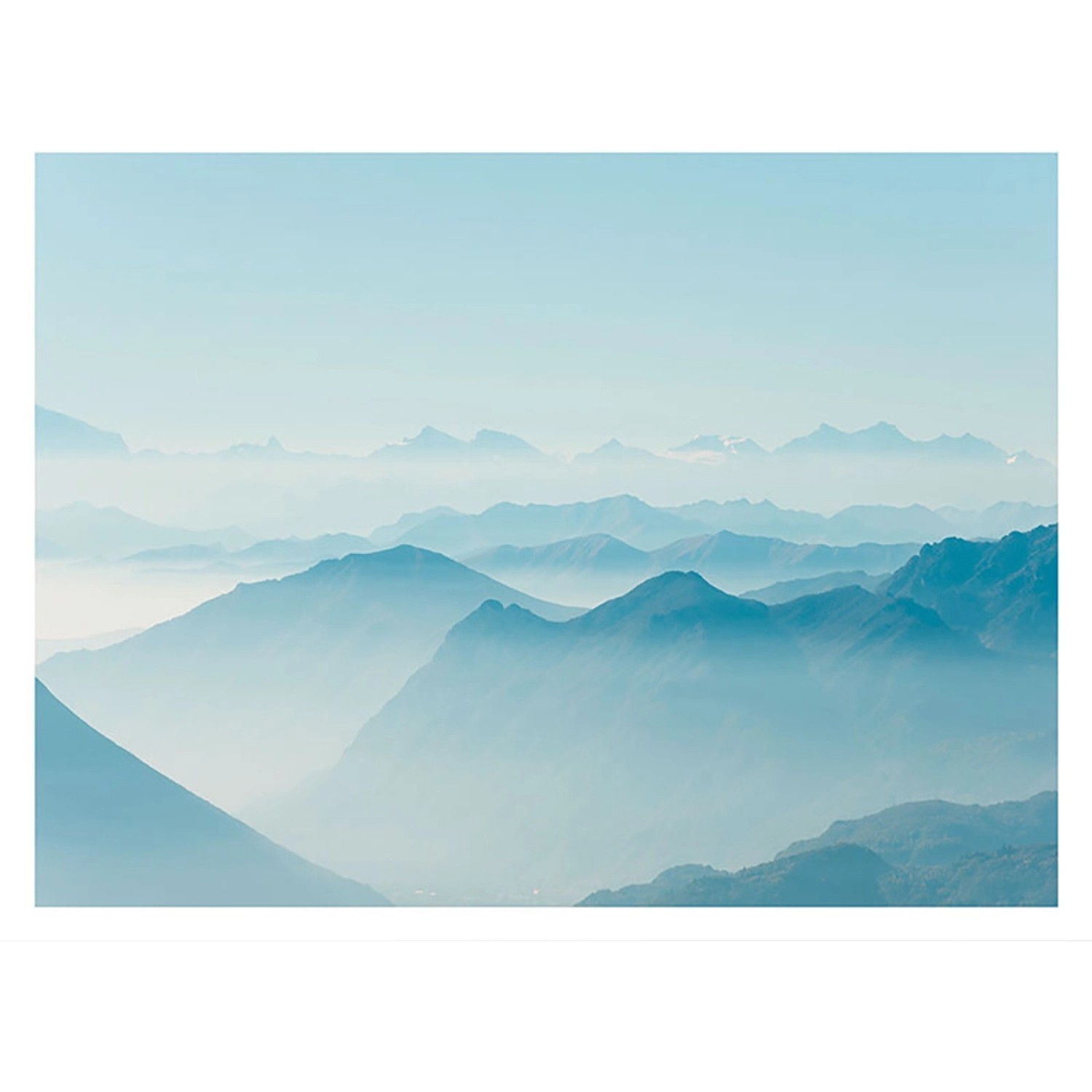 Bild von Komar Wandbild Mountains View 40 x 30 cm