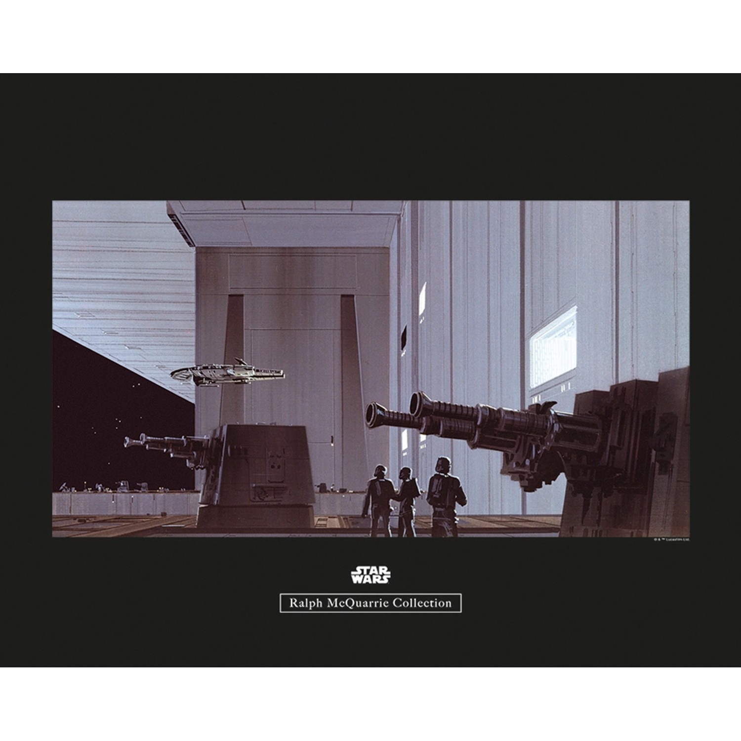 Bild von Komar Wandbild Star Wars Hangar 50 x 40 cm
