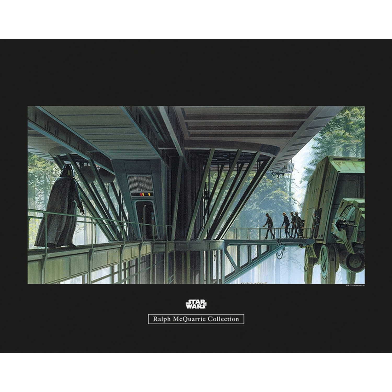 Bild von Komar Wandbild Star Wars Dock 50 x 40 cm