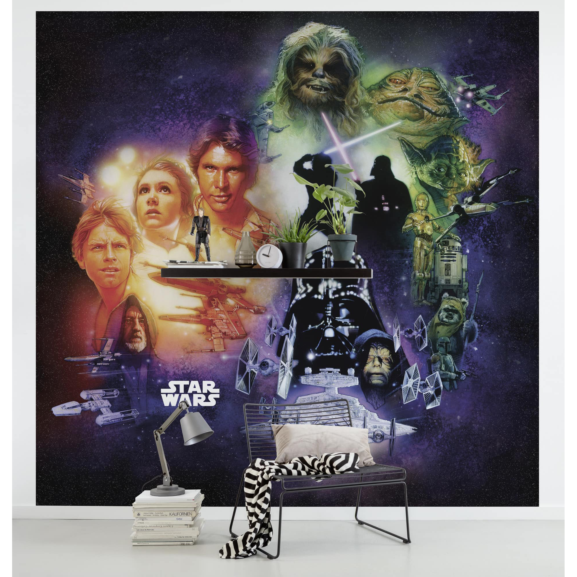 Bild von KOMAR Vliestapete »Classic Poster Collage«, bunt, glatt