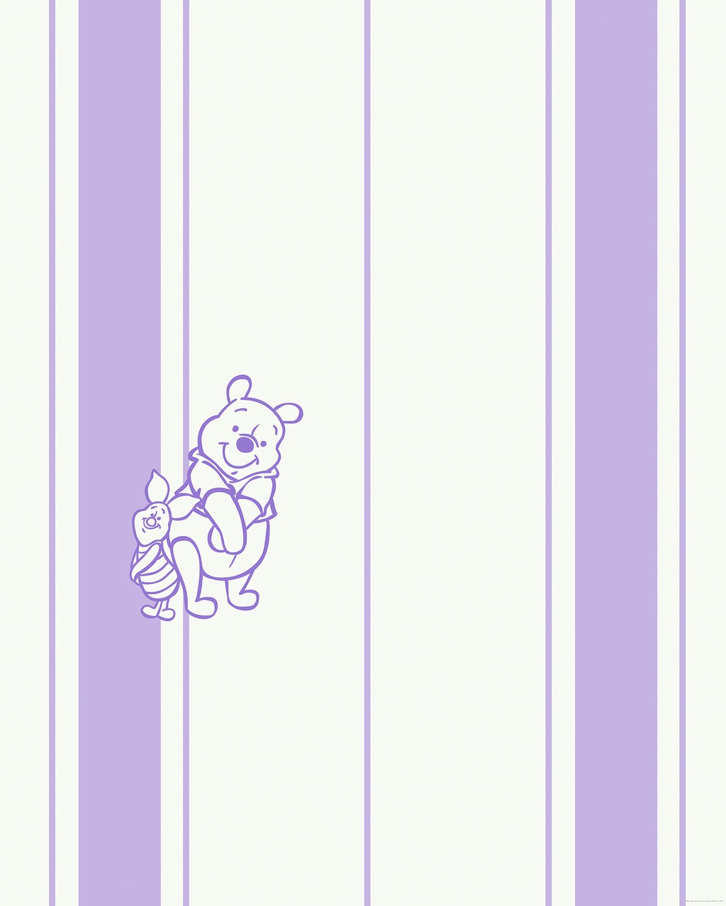 Bild von Komar Vlies Fototapete - Winnie the Pooh Gentle - Größe 200 x 250 cm (Breite x Höhe) - Disney, Kinderzimmer, Kindertapete, Tapete