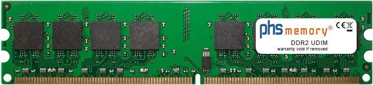 Bild von PHS-memory 2GB RAM Speicher für Shuttle XPC SG31G2 DDR2 UDIMM 800MHz PC2-6400U (Shuttle XPC SG31G2, 1 x 2GB), RAM Modellspezifisch