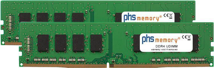 Bild von PHS-memory 32GB (2x16GB) Kit RAM Speicher für Gigabyte GA-Z170X-Gaming 6 (rev. 1.1) DDR4 UDIMM 2133MHz (Gigabyte GAMING 6 GA-Z170X (rev. 1.1), 2 x 16GB), RAM Modellspezifisch
