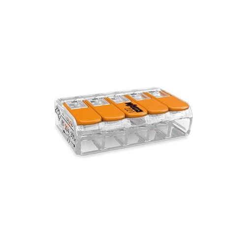 Bild von Wago Gmbh - wago compact - 5-Leiter - Verbindungsklemme für alle Kabel bis 4 mm² (221-415)