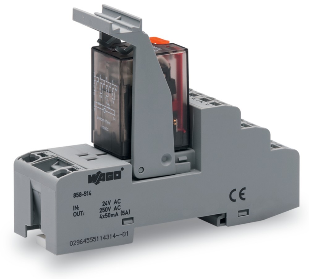 Bild von 5 Stk. WAGO GmbH & Co. KG Relais-Baustein 858-518