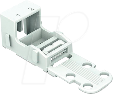 Bild von WAGO 221-512 - Befestigungsadapter, für 2-Leiter-Klemmen (4 mm²)