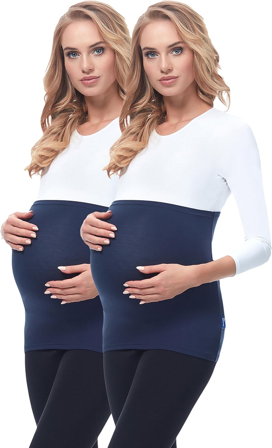 Bild von Be Mammy Damen Bauchband 169 2er Pack (Dunkelblau/Dunkelblau, 36/38)