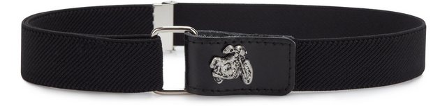 Bild von Ladeheid Jungen Gürtel Elastik-Gürtel 1-6 Jahre 34-65 cm P15S (Schwarz/Motorrad)