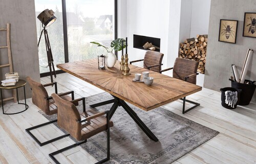 Bild von SIT Tisch »TABLES & CO«, HxT: 79 x 90 cm, Holz - braun | schwarz