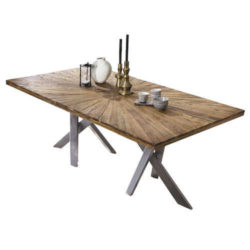 Bild von SIT Tisch »TABLES & CO«, HxT: 77 x 90 cm, Holz - braun | silberfarben