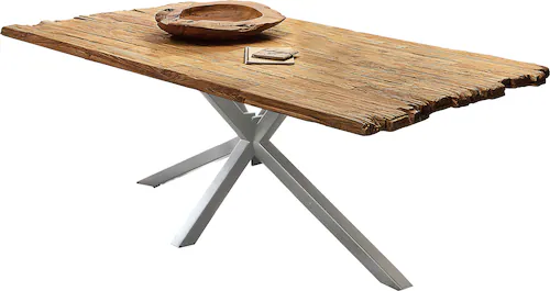 Bild von SIT Tisch »TABLES & CO«, HxT: 79 x 100 cm, Holz - braun | silberfarben