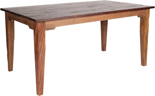 Bild von Sit Möbel Tisch 160 x 90 cm, SEADRIFT, recyceltes Teakholz massiv, Natur, Platte kolonialfarbig,