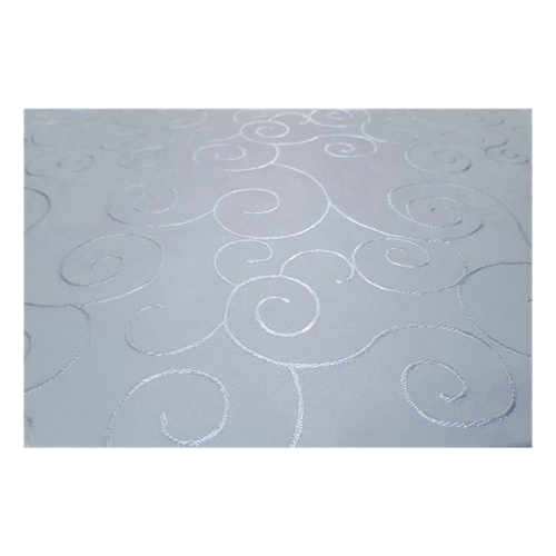 Bild von Tischdecke oval 160x260 cm - Struktur Damast Circle