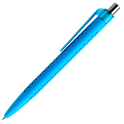 Bild von prodir® Kugelschreiber QS40 PMT Air, blaue Mine, cyanblau/silber poliert
