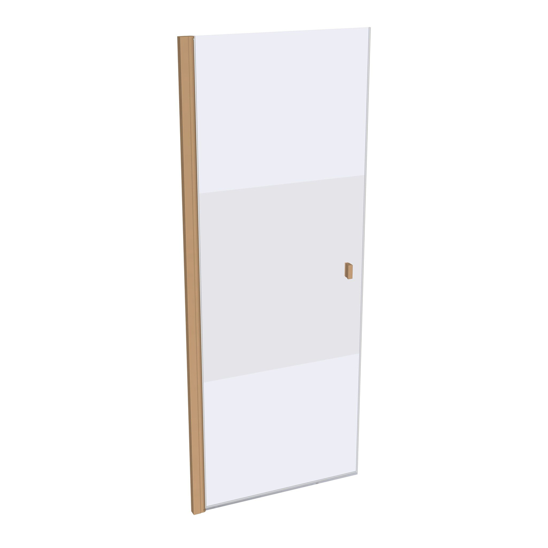 Bild von Hüppe, Duschkabine + Duschwand, SolvaPro teilgerahmt 4-Eck Schwingtüreckeinstieg, re. Befest, Breite: 80cm, Höhe:200cm (211 cm, 88 cm, 11 cm)