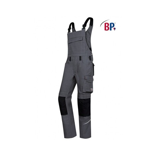 Bild von BP® - Latzhose 1804 720 dunkelgrau/schwarz, Größe 44L