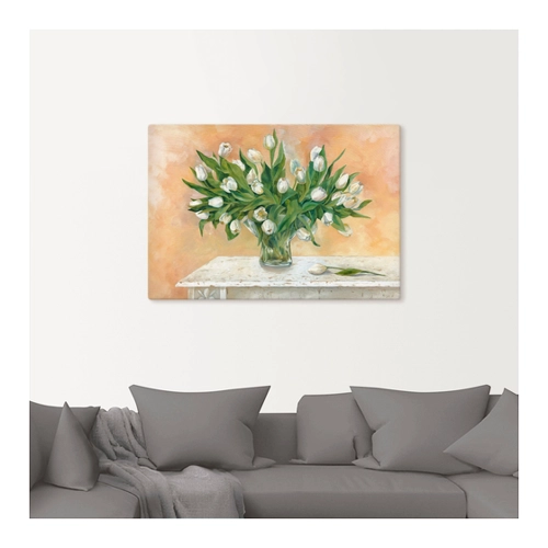 Bild von Artland Leinwandbild »Weiße Tulpen II« – Kunst für Ihr Zuhause