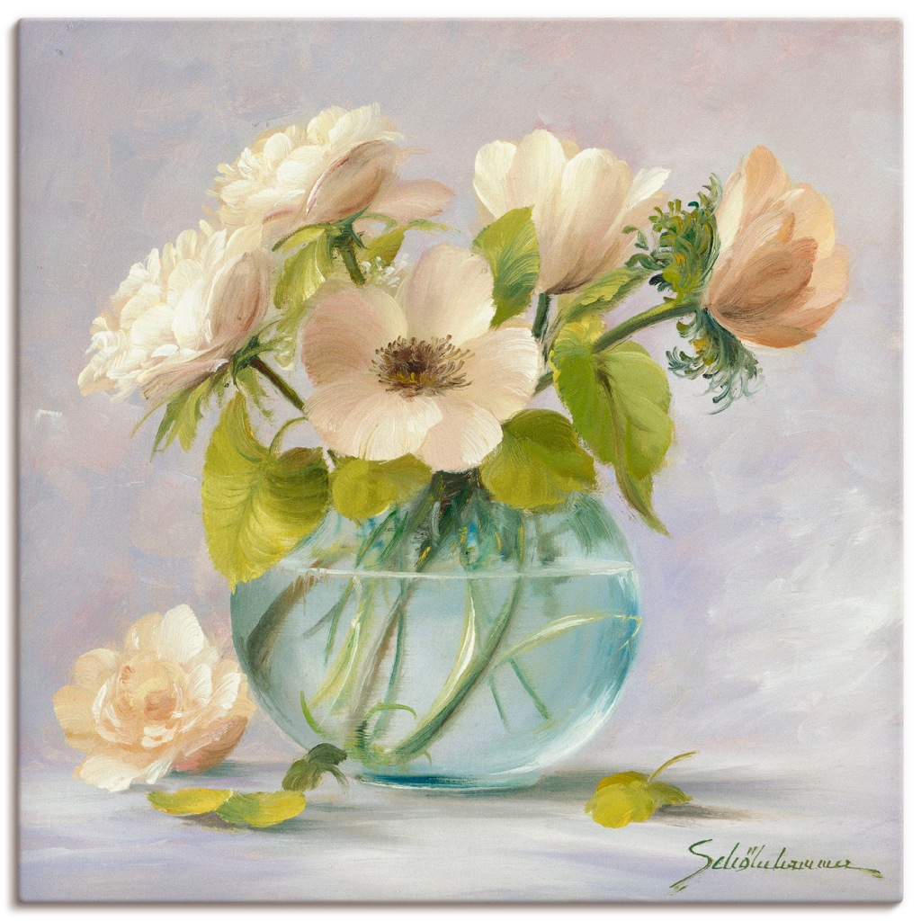 Bild von Artland Wandbild "Gelbe Windröschen", Blumen, (1 St.), als Leinwandbild, Poster in verschied. Größen