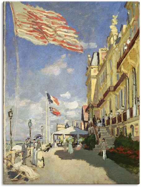 Bild von Artland Leinwandbild »Hotel des Roches Noires in Trouville«, Frankreich, (1 St.), auf Keilrahmen gespannt