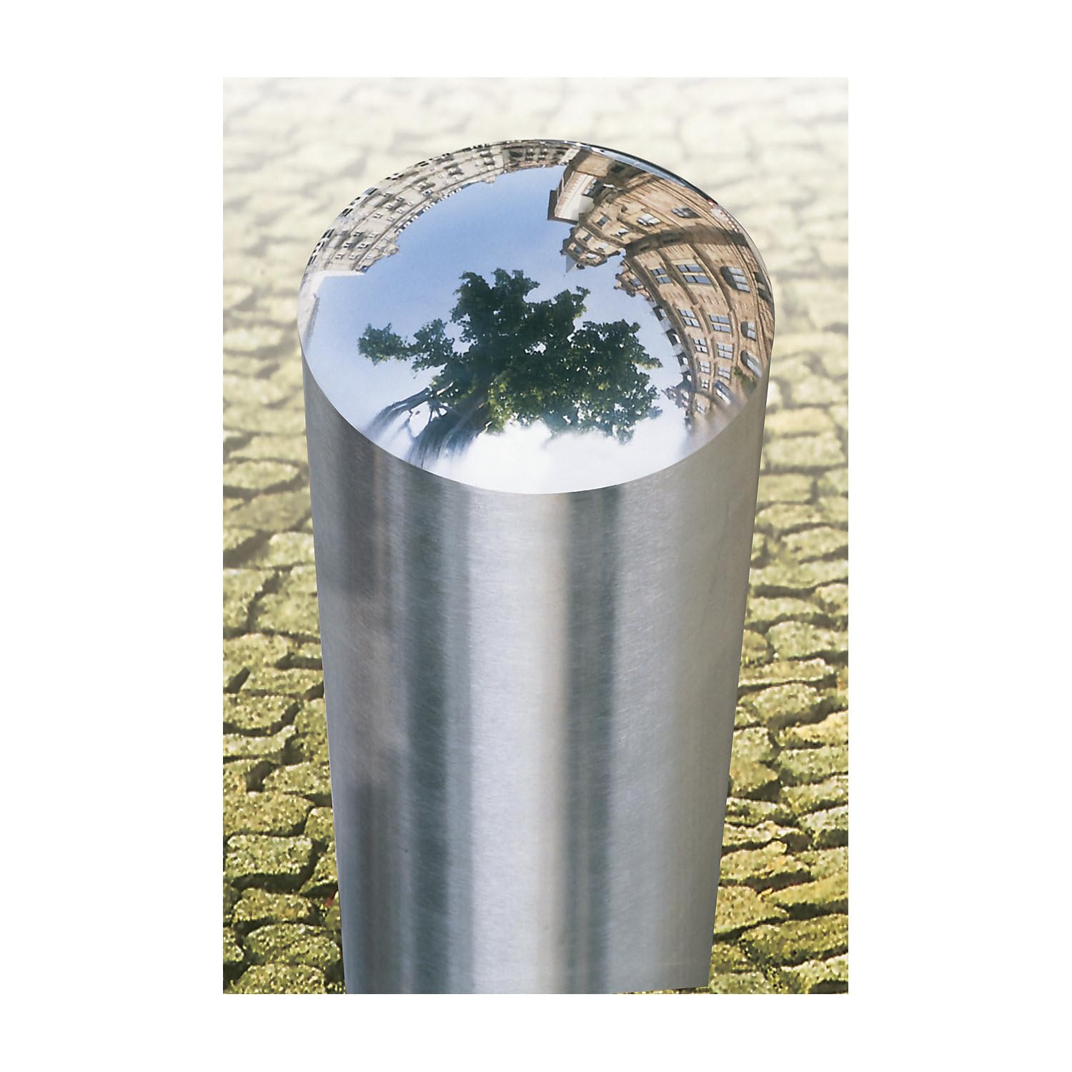 Bild von kaiserkraft | Edelstahlpoller | zum Herausnehmen | mit Dreikantverschluss | Ø 108 mm