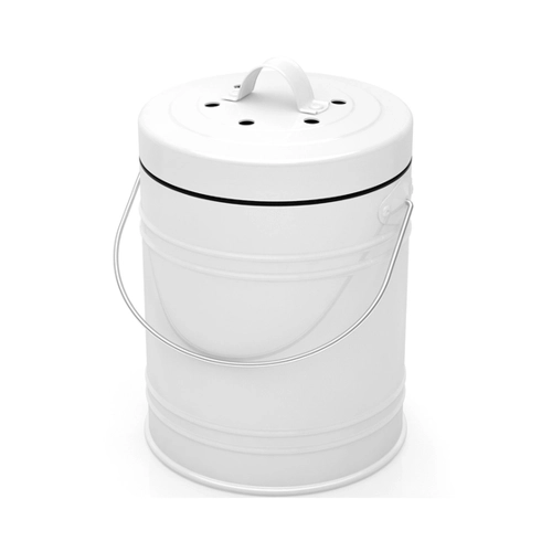 Bild von Biomülleimer mit Deckel, 5 l, 4-teilig – Praktischer Küchenhelfer